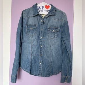 Forever 21 denim shirt